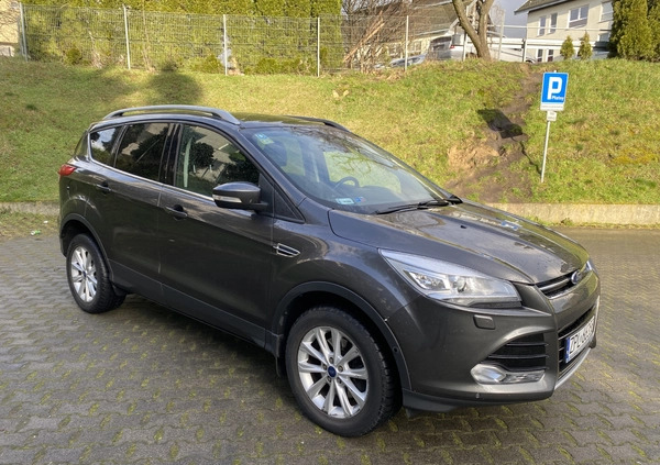 Ford Kuga cena 55000 przebieg: 118724, rok produkcji 2015 z Szczecin małe 667